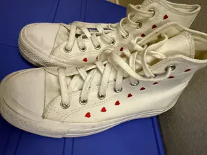 Converse White High-top Valentines limited Edition thumbnail 5