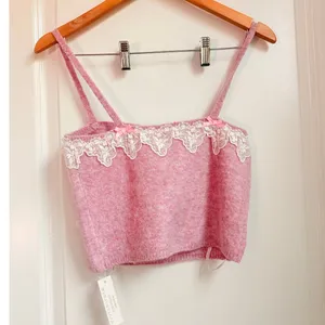 For Love & Lemon NEW Arinah Pink Tank Small Fun‎ Romantic Feminine Fairy Cottage thumbnail 4