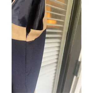 JCrew Suiting Color Block 100% Wool Sleeveless Sheath Dress Blue / Beige 12 thumbnail 10