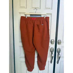 FIGS Women Relaxed Uman Jogger Scrub Pants Chai Orange Size XXL Petite thumbnail 2