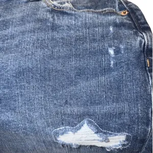 Old Navy Mid-Rise Medium Rinse Boyfriend Denim Distressed Raw Hem Jeans Plus 18 thumbnail 11