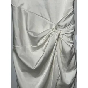 Abercrombie & Fitch White Sleeveless Formal Wedding Backless Maxi Dress Size S thumbnail 3