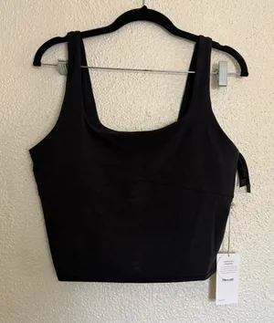 Vuori AllTheForm Support Tank black color size large NWT thumbnail 1