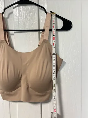 Eby Support Wireless Bralette with mesh back and removable padding MDD Tan Size M thumbnail 5