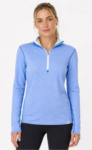 Patagonia Capilene 3 Midweight Women’s S Blue Quarter Zip Base Layer Pullover thumbnail 1