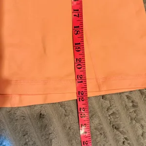 Zella Womens Strappy Racerback Yoga Tank Top Orange Built In Bra Small thumbnail 5