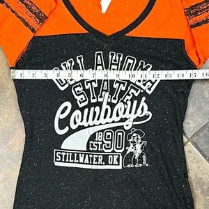 Rivalry Threads Oklahoma State University Cowboys Baseball Shirt Small thumbnail 7