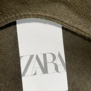 NWT ZARA WOOL BLEND DOUBLE-BREASTED COAT KHAKI Green Bloggers Fave Oversize READ thumbnail 11