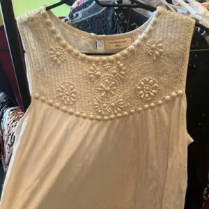 Anthro Beaded Sleeveless Bouse thumbnail 1