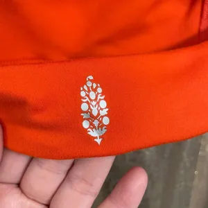 Free People Breathe Deeper Crop Tank Bright Orange Medium NWOT thumbnail 5