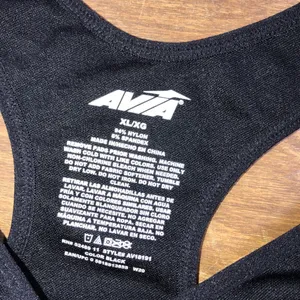 Avia black sports bra size large/extra large thumbnail 3
