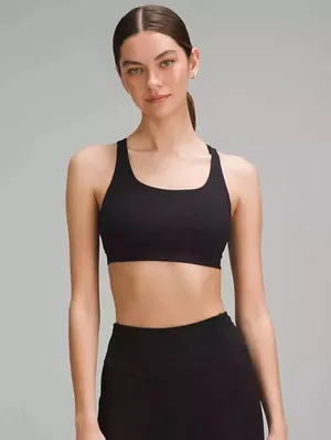 Lululemon Energy Bra in Pink Size 8 thumbnail 6
