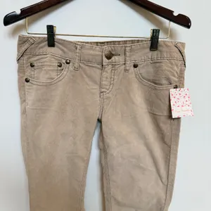 Free‎ People Taupe Corduroy Skinny Pants Size 29 NWT Neutral Stretch thumbnail 3