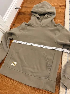 Tracksmith Trackhouse Hooded Sweatshirt in Tan Taupe Size Small thumbnail 7