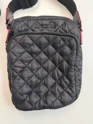 MZ Wallace Crossbody Bag Purse Quilted Lightweight Metro Travel Black Unisex thumbnail 2