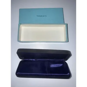 Genuine Tiffany & Co.‎ Hard Shell Eyeglass / Sunglasses Case with Outer Box R thumbnail 5