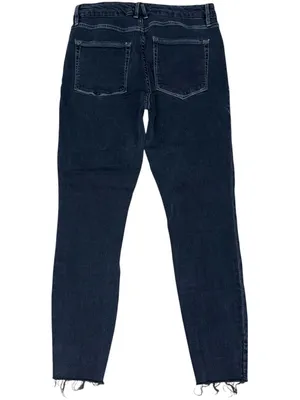 Good American GLCRE899T Good Legs Crop Jeans High Waist Sz 12 / 31 Blue344 Dark thumbnail 2