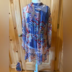 Soft Surroundings Tory Tunic bohemian-style top women’s M thumbnail 2