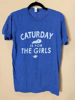 University of Kentucky Caturday Football Tee T Shirt Top Size Small thumbnail 2