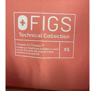 FIGS Women's Casma Three-Pocket Scrub Top In Coral Size XS/P thumbnail 5