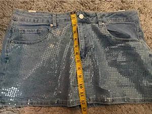 Mini Skirt Blue Size L thumbnail 5