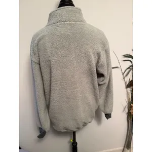 OFFLINE‎ by Aerie Sherpa Fleece Half Zip Pullover Sweatshirt gray S P thumbnail 2
