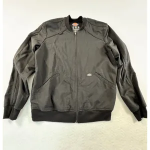 Dickies Balance Womens XS Black Zip Front Bomber Scrub Jacket DK365 Stretch‎ thumbnail 4