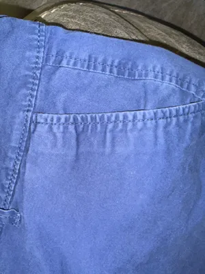 Old Navy Men's Navy Blue Flat-Front Cotton Shorts thumbnail 3