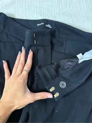 Old Navy Black Men's Dress Pants - Straight Leg thumbnail 3