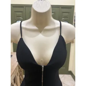 Black Spaghetti Strap Bodycon Mini Dress – Size S thumbnail 3
