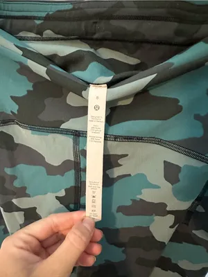 Lululemon Align High-Rise Pant 28" Heritage 365 Camo Tidewater Teal 8 thumbnail 4
