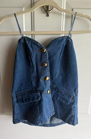 denim top Blue Size M thumbnail 1