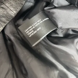 East 5th Genuine Leather Y2K Vintage Black Zip Up Jacket Coat size XL thumbnail 7