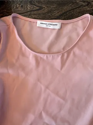 Amanda Uprichard Merris Top Women S Pink Excellent Puff Sleeve Blouse thumbnail 4