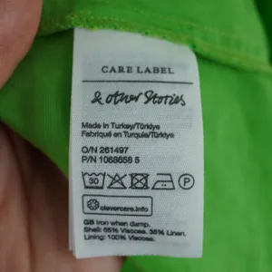 Stockholm‎ Atelier X Other Stories Women Green A-Line Midi Skirt Size 4 thumbnail 8