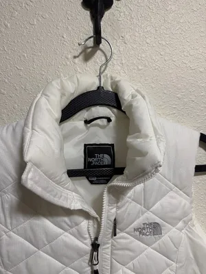 The North Face Thermoball‎ Eco Puffer Vest Womens XS White Quilted Full Zip thumbnail 6