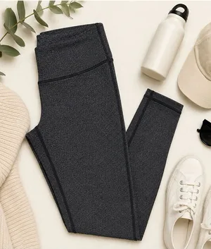 lululemon athletica wunder under tights | grey herringbone thumbnail 1