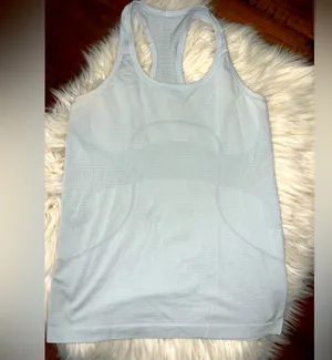 Lululemon Swiftly Tech Racerback Tank – Light Blue – Size 8 thumbnail 1
