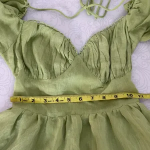 Princess Polly Long Sleeve Open Back Mini Dress Size 4 thumbnail 8