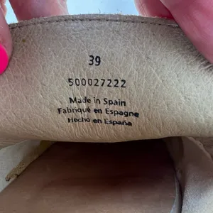 Free People Mules 39 At Ease 2.0 Loafer Suede Embossed Leather Cafe Beige Womens thumbnail 9