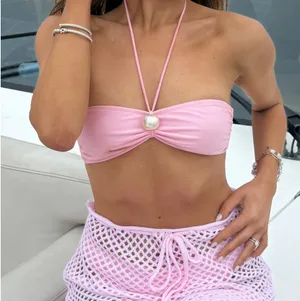 Shani Shemer bathing suit top Pink Size XS thumbnail 2