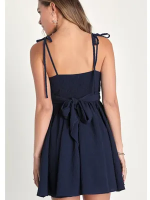 LULUS Flirty Vacation Resort Wear Casual Date Night Brunch Picnic Mini Dress thumbnail 2