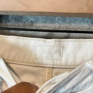 Mother The Hustler‎ Ankle Fray Cream White Corduroy Ribbed Jeans Size 25 thumbnail 7