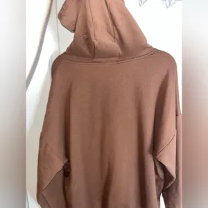 Athletic Works Lined Brown Hoodie Spandex Comfy Drawstring Pocket Unisex Sz XXXL thumbnail 9