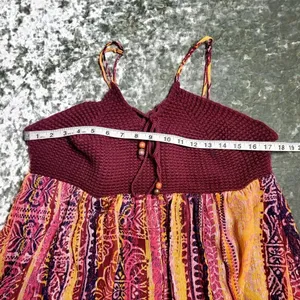 Xhilartation Maxi Dress W/ Crochet Top‎ thumbnail 6