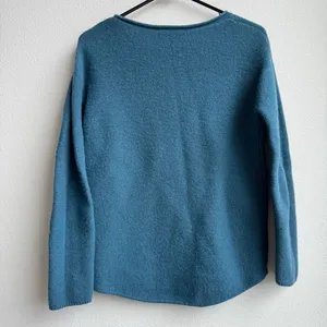 Seasalt Cornwall Fruity Jumper II Teal Blue Merino Wool Knit Sweater US 4 UK 8 thumbnail 8
