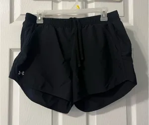 Under Armour HeatGear Shorts Athletic Black Loose thumbnail 1