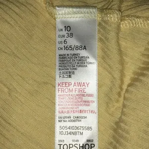 TopShop Ribbed Button Down Mini Dress Tie Sleeve 6 v6x thumbnail 6