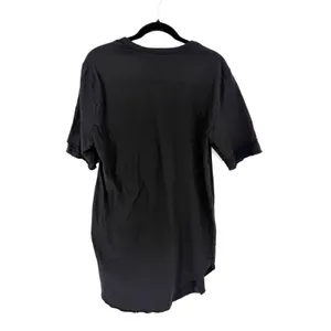 Lost & Found Ria Dunn T-Shirt Dress M Black Asymmetrical Raw Edge Made In Italy thumbnail 7