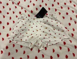 Brandy Melville/john galt strawberries and babies pj shorts NWT thumbnail 1